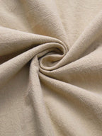 Khaki cotton-blend T-shirt fabric close-up